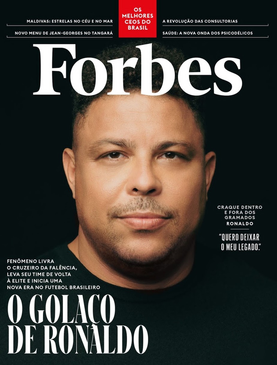 Ronald é a capa da Revista Forbes