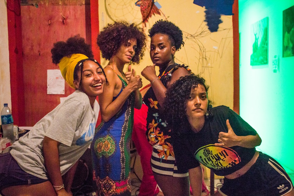 Coletivo criou espaço para que mulheres participassem de batalhas de rimas — Foto: Andreza Mona/Arquivo pessoal