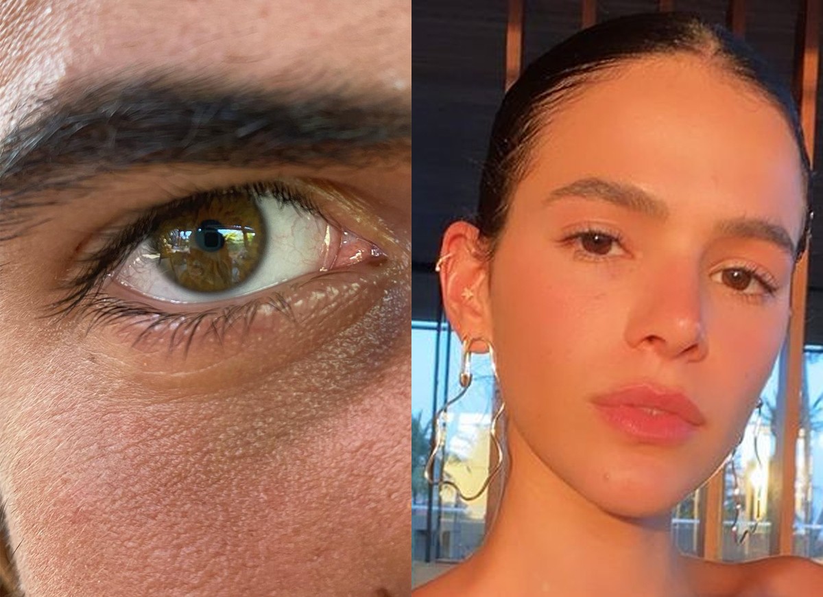 Enzo Celulari posta foto do olho e fãs enxergam reflexo de Bruna Marquezine (Foto: Reprodução/Instagram)