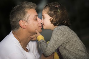 Fábio Assunção posa com a filha Ella Felipa, de cinco anos (Foto: Raphael Dias/Gshow)
