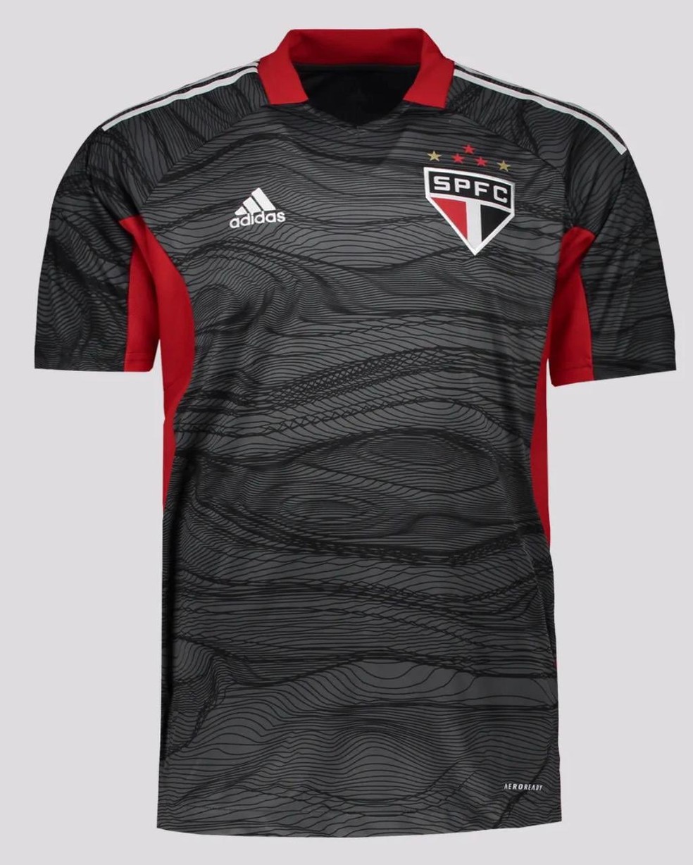 Nova camisa de goleiros do São Paulo — Foto: Reprodução