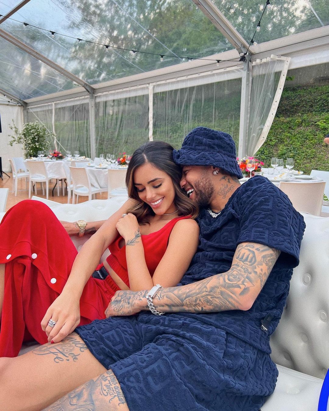 Neymar e Bruna Biancardi curtem dia juntos (Foto: Reprodução/Instagram)