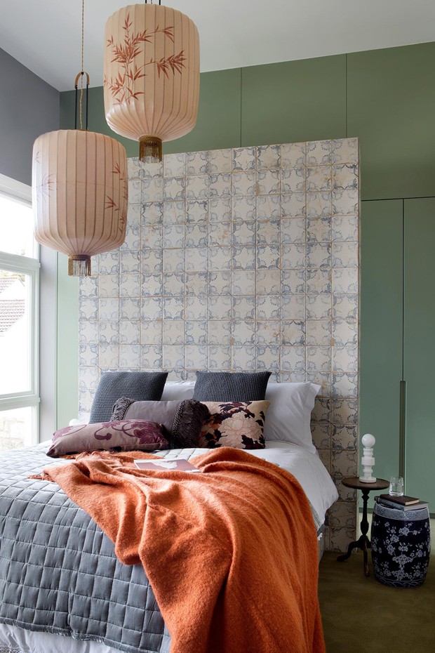 Ideias para decoração de quarto com azulejo