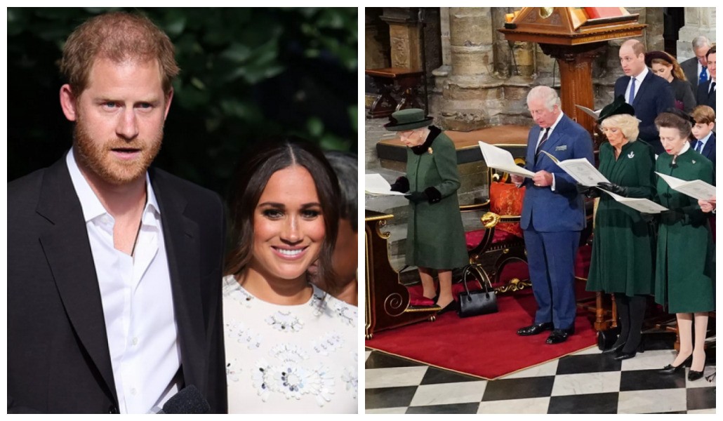 O Príncipe Harry não compareceu à cerimônia da Família Real Britânica em homenagem ao Príncipe Philip (1920-2020), realizada na Abadia de Westminster (Foto: Getty Images)
