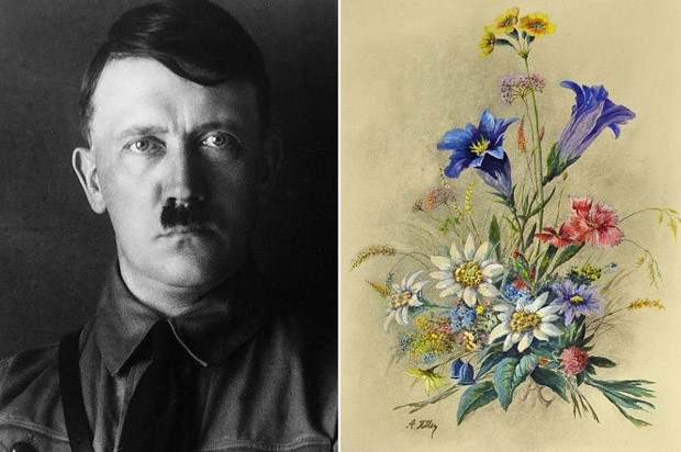 Pinturas de Hitler vão a leilão na Inglaterra (Foto: Reprodução)