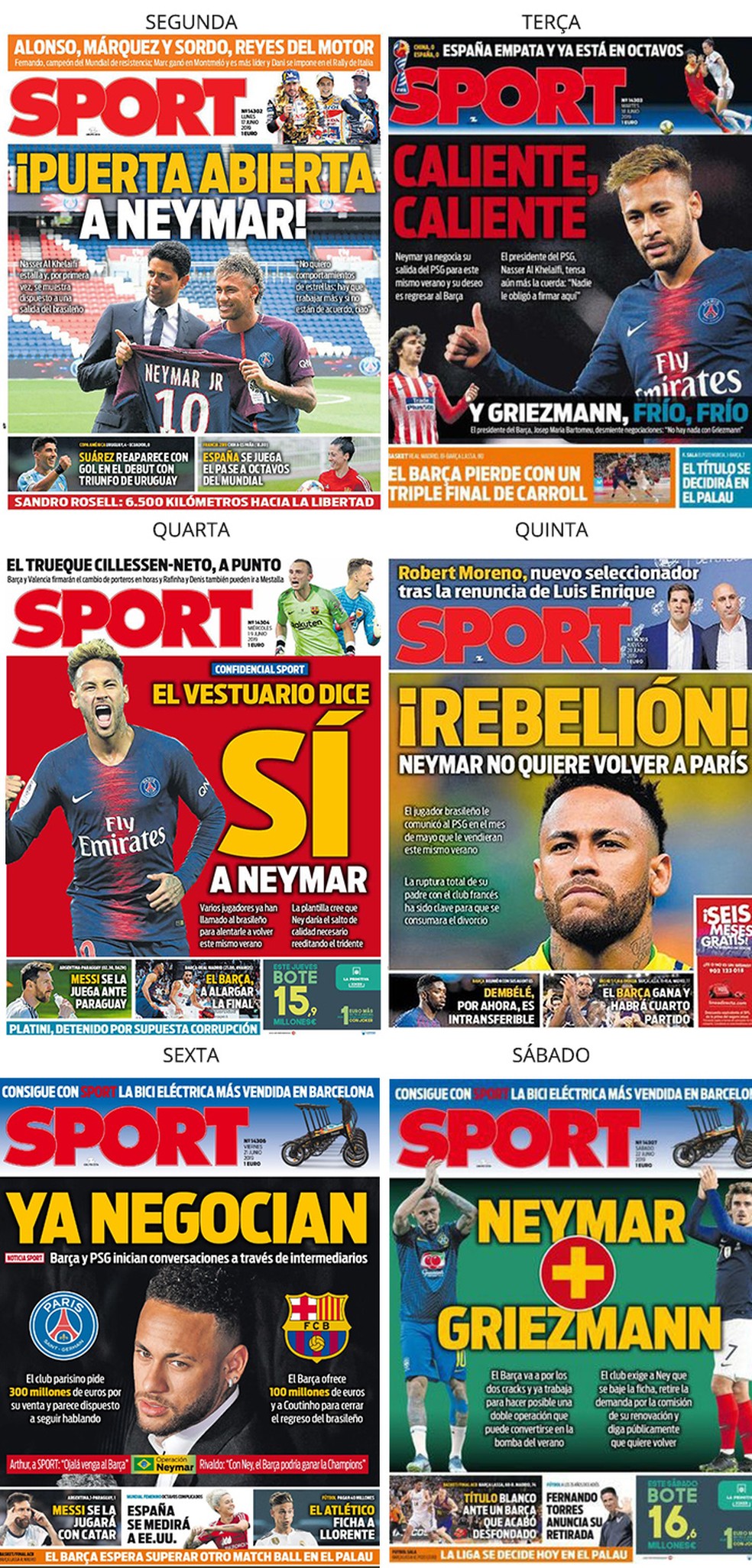 Neymar E O Assunto Da Vez Em Barcelona E Domina As Manchetes Da