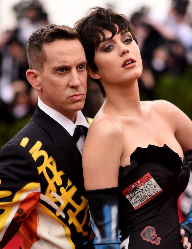 Katy Perry e Jeremy Scott (Foto: Getty Images)