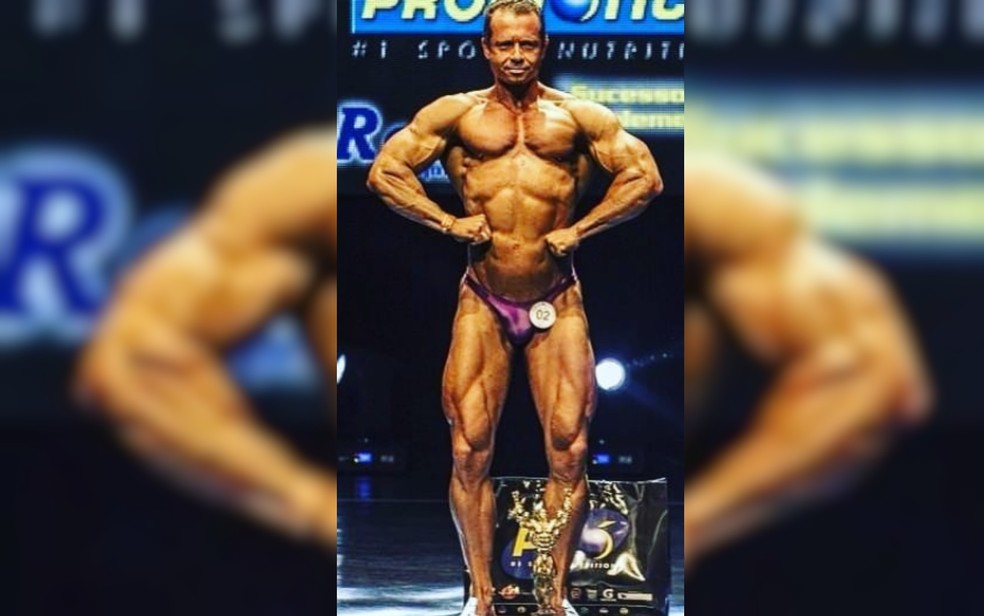 Djalma Batista já foi campeão de fisiculturismo — Foto: Reprodução/Instagram