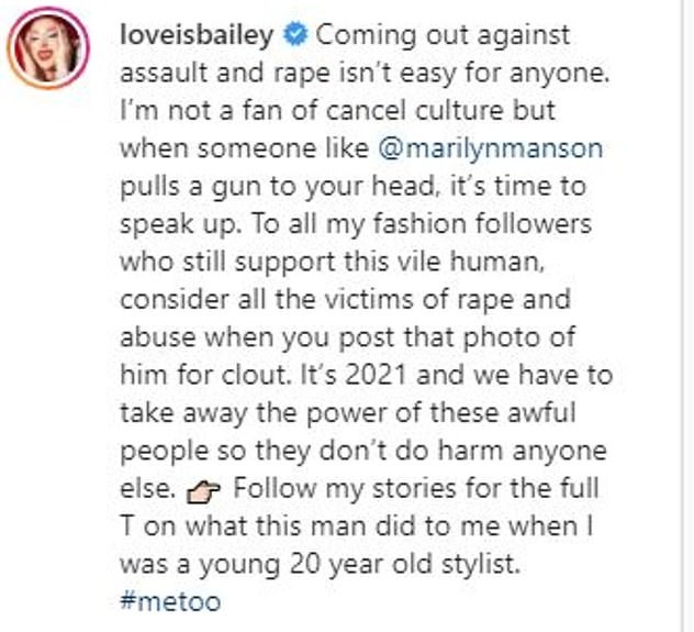 Love Bailey (Foto: Instagram)