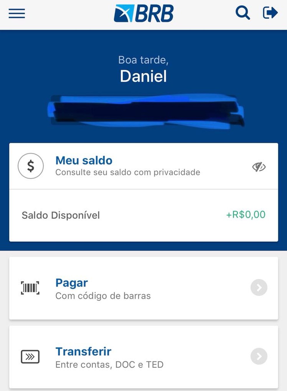Saldo bancário de policial militar  (Foto: Arquivo Pessoal/Reprodução)