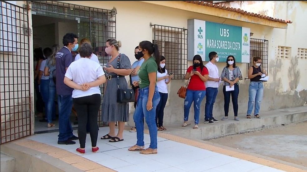 Mossoró inicia nesta terça-feira (2) a vacinação dos profissionais de saúde da rede publica  — Foto: Reprodução/Inter TV Costa Branca