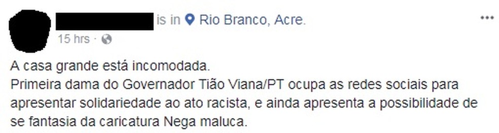 Primeira-dama recebeu várias críticas na web (Foto: Reprodução Facebook)
