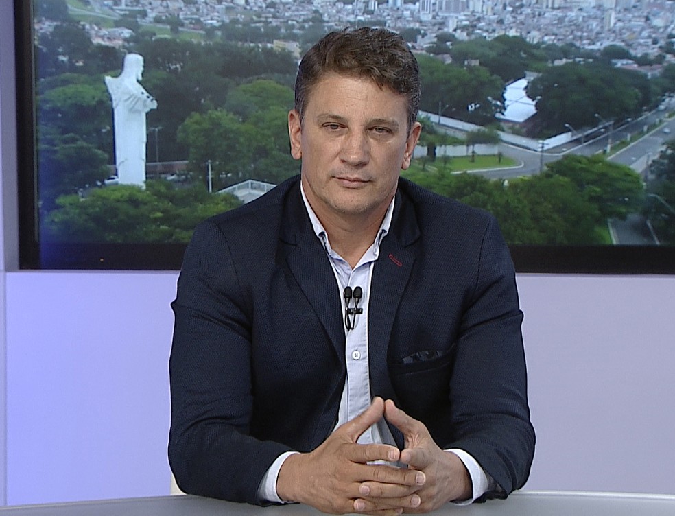 Prefeito de Pindamonhangaba, Isael Domingues (PR) &mdash; Foto: TV Vanguarda/Reprodu&ccedil;&atilde;o