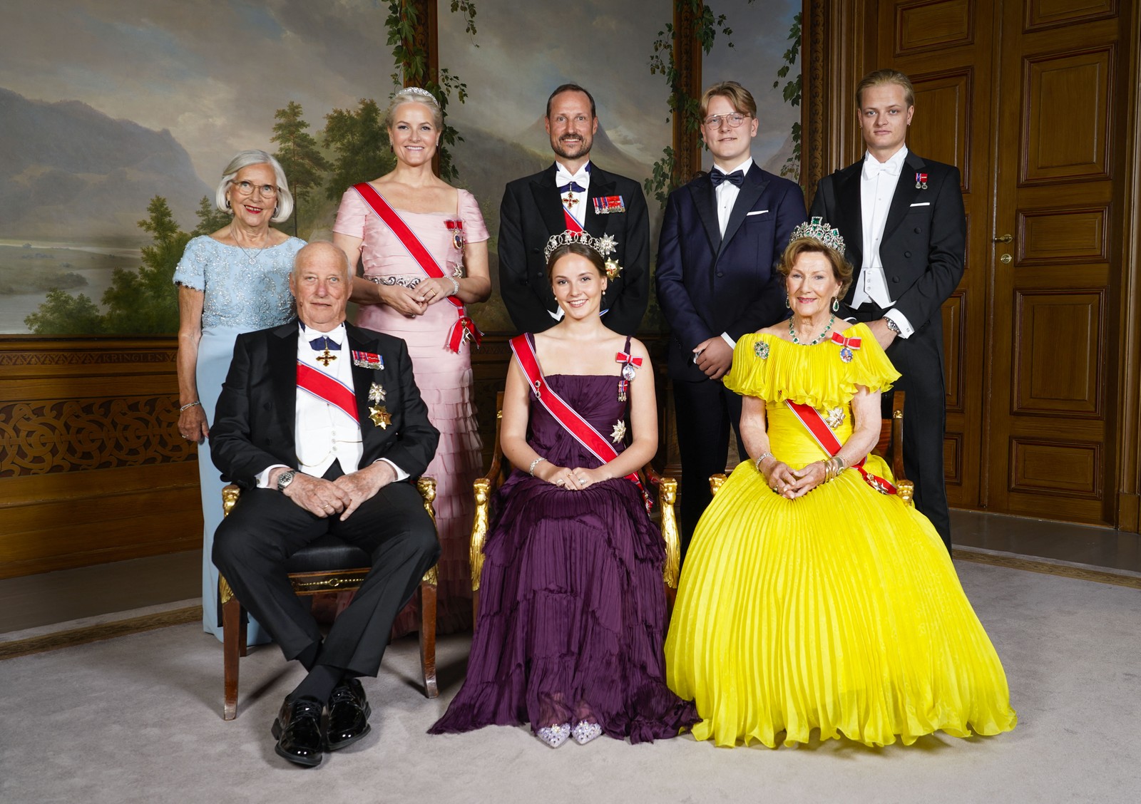 Família real da Noruega em 2022 - Foto Lise Aserud/NTB/AFP via GettyImages