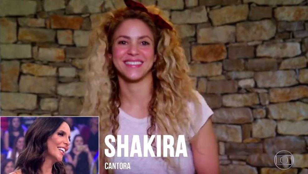 Shakira gravou depoimento para Ivete e a web 