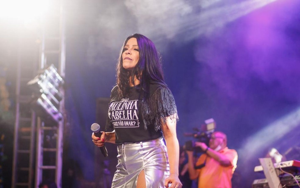 Show da banda Calcinha Preta em Mata Roma (MA)  Foto: Daved Ferreira/Assessoria da banda