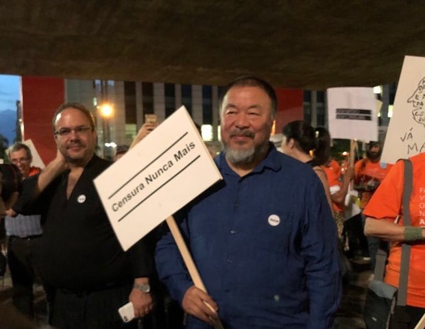 Ai Weiwei em São Paulo  (Foto: reprodução)