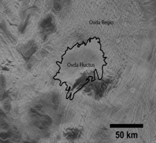 Área de Vênus conhecida como Ovda (Foto: NASA)