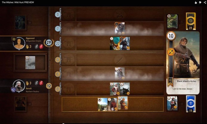 Game de cartas mostra referências a Skyrim (Foto: Reprodução)