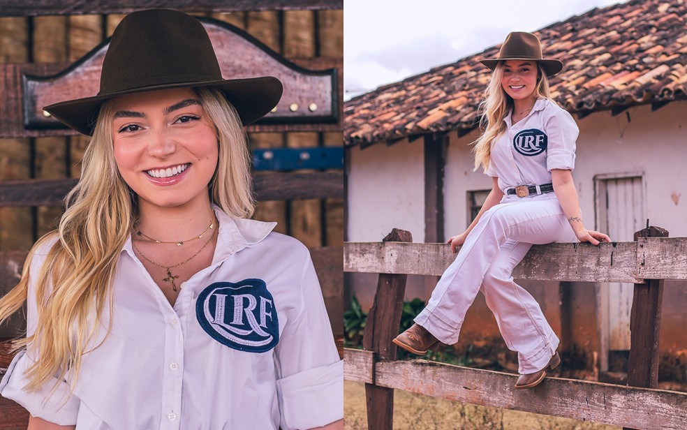 Ana Clara Tonelli, candidata à rainha do Lavras Rodeo Festival 2023 — Foto: Fernando Lucas