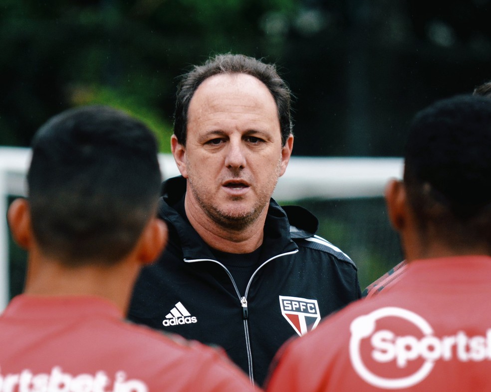 Rogério Ceni durante treino do São Paulo — Foto: Fellipe Lucena / saopaulofc