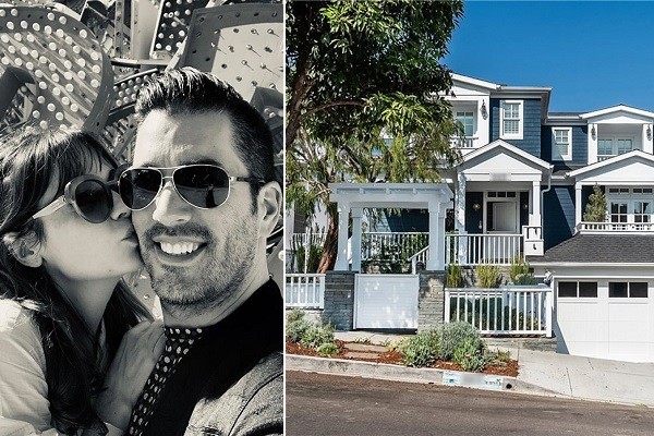 Zooey Deschanel com o namorado Jonathan Scott, apresentador do 'Irmãos à Obra' - ela está vendendo sua casa na Califórnia por R$ 25 milhões (Foto: Instagram / Divulgação)