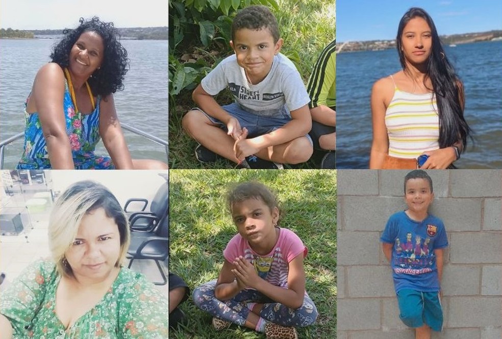 Seis pessoas da mesma família estão desaparecidas no DF — Foto: Reprodução