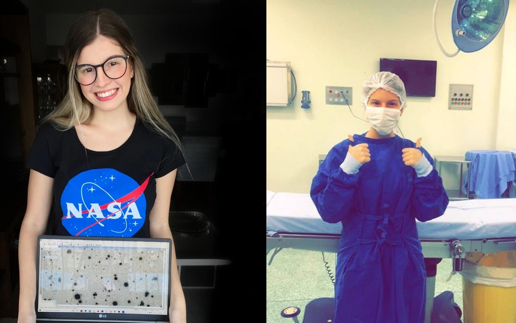 Verena Paccola, estudante de medicina da USP de Ribeirão Preto, e apaixonada por astronomia — Foto: Arquivo Pessoal