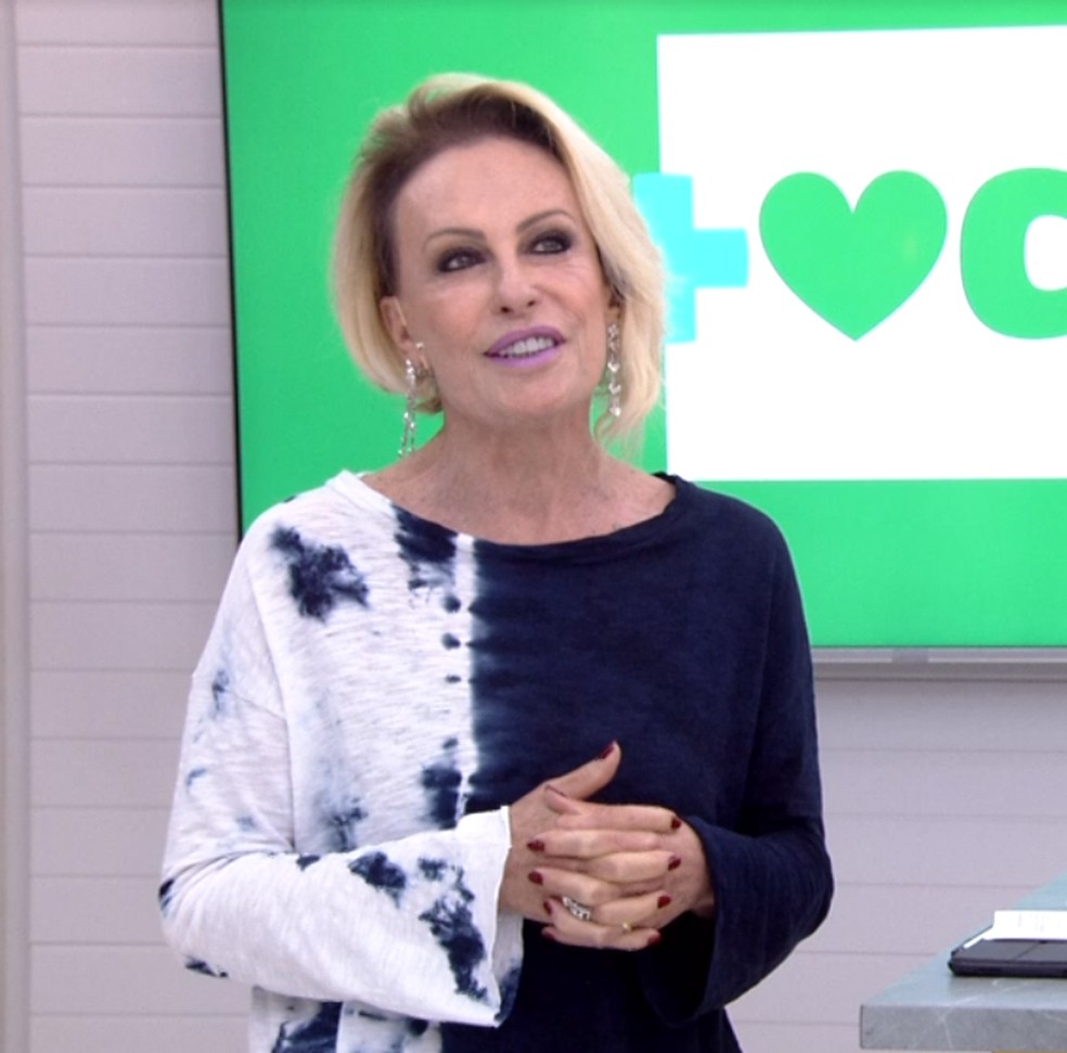 Ana Maria Braga retorna ao 'Mais Você' após férias — Foto: TV Globo