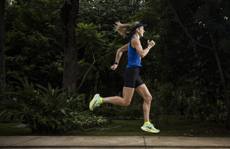 Graziela Zampieri Veiga, de 44 anos, treina há 20 anos e está confiante para competir na maratona de Boston