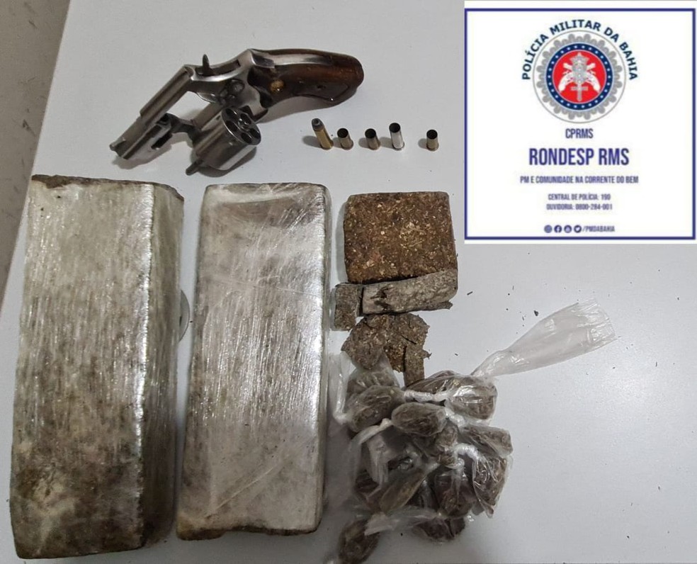 Homem morre em confronto com a pol&iacute;cia em Lauro de Freitas, regi&atilde;o metropolitana de Salvador &mdash; Foto: SSP/Divulga&ccedil;&atilde;o