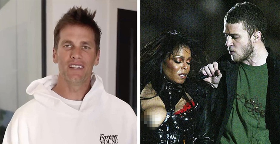 Tom Brady é detonado ao dizer que 'foi bom' Justin Timberlake ter exposto seio de Janet Jackson no Super Bowl 2004