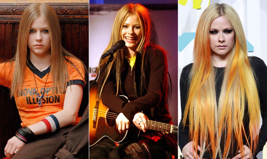 Avril Lavigne em três tempos: dos 17 anos aos dias de hoje, aos 37