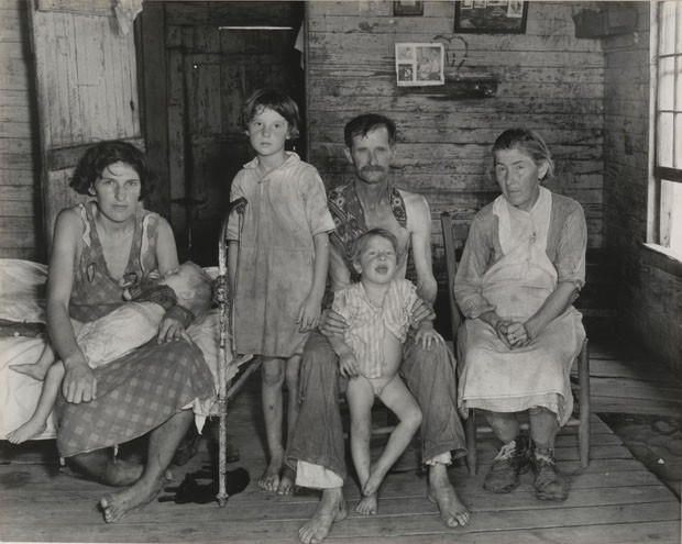 Sharecropper's Family, Hale County, Alabama, 1936 (Foto: Walker Evans)