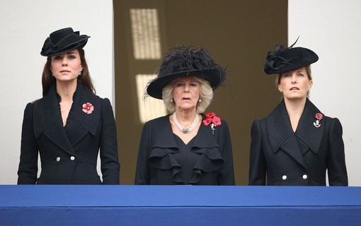 9 de novembro de 2014 - Duquesa durante evento oficial em homenagem aos militares mortos em combate pelo Reino Unido