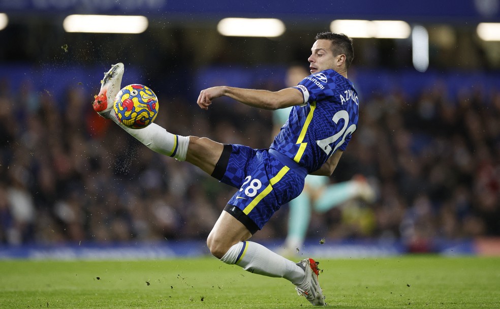 Azpilicueta em Chelsea x Brighton — Foto: John Sibley/Reuters