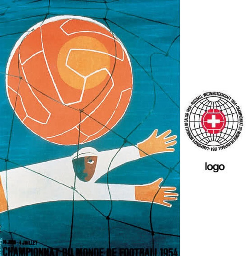 Pôster Copa do Mundo 1954 — Foto: Divulgação/Fifa