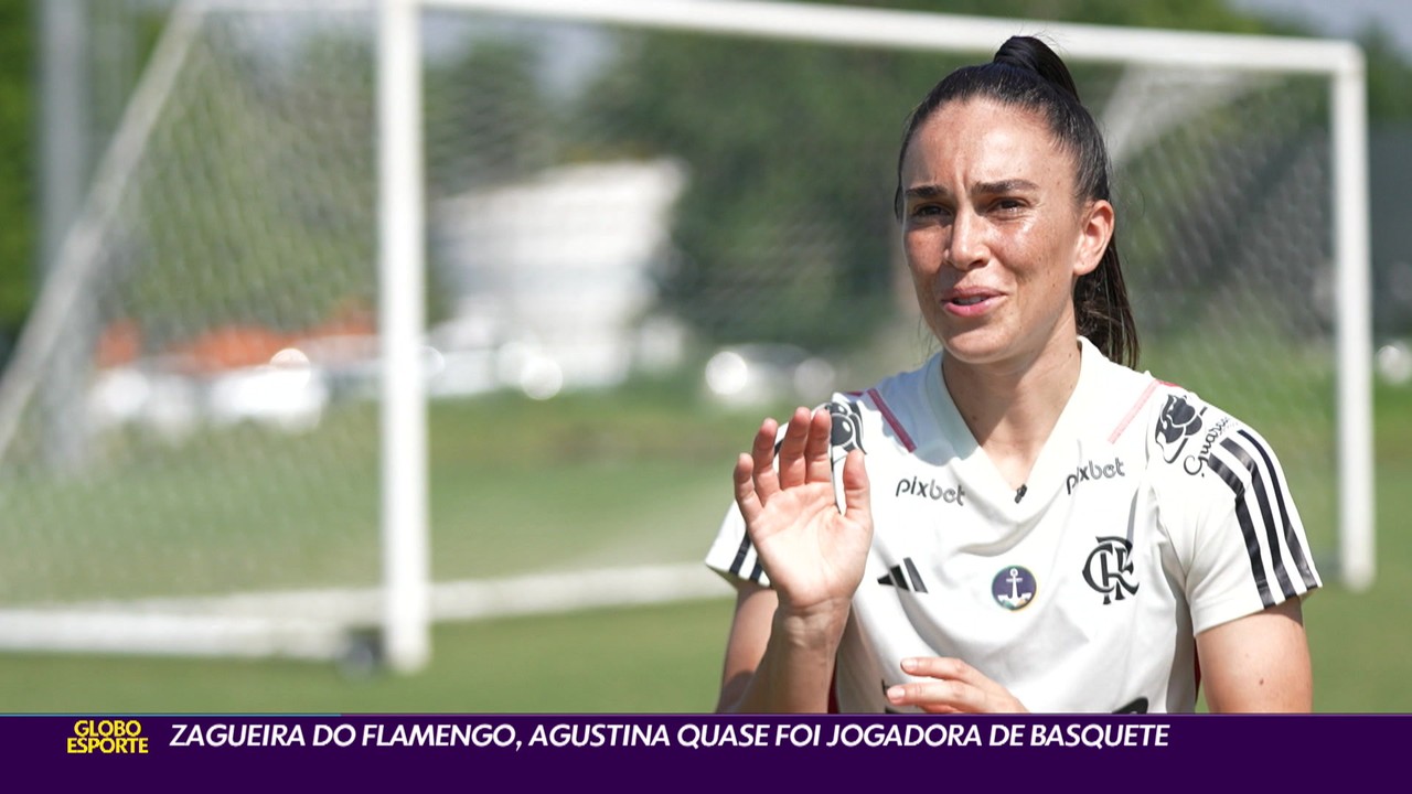 Zagueira do Flamengo Agustina quase foi jogadora de basquete