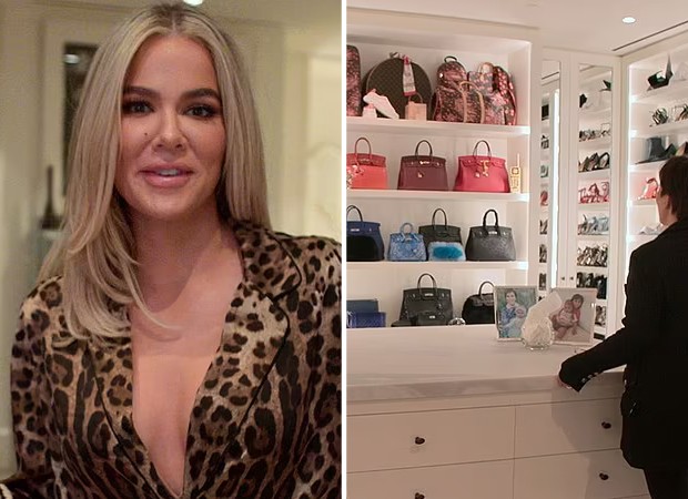 khloe kardashian closet tour