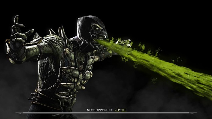 Reptile será seu adversário na luta secreta assim como no primeiro Mortal Kombat (Foto: Reprodução/YouTube)
