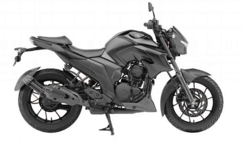 Yamaha Fazer 250 com visual renovado na Índia — Foto: Inpi