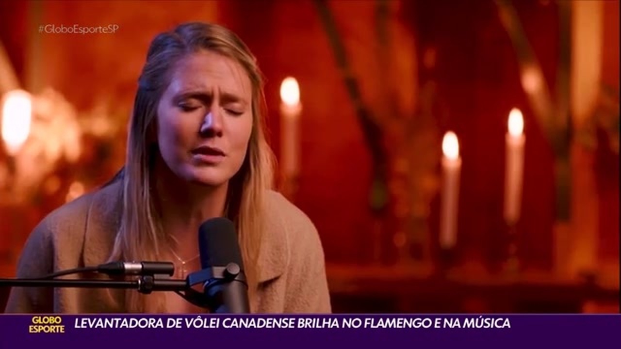 Levantadora de vôlei canadense brilha no Flamengo e na música