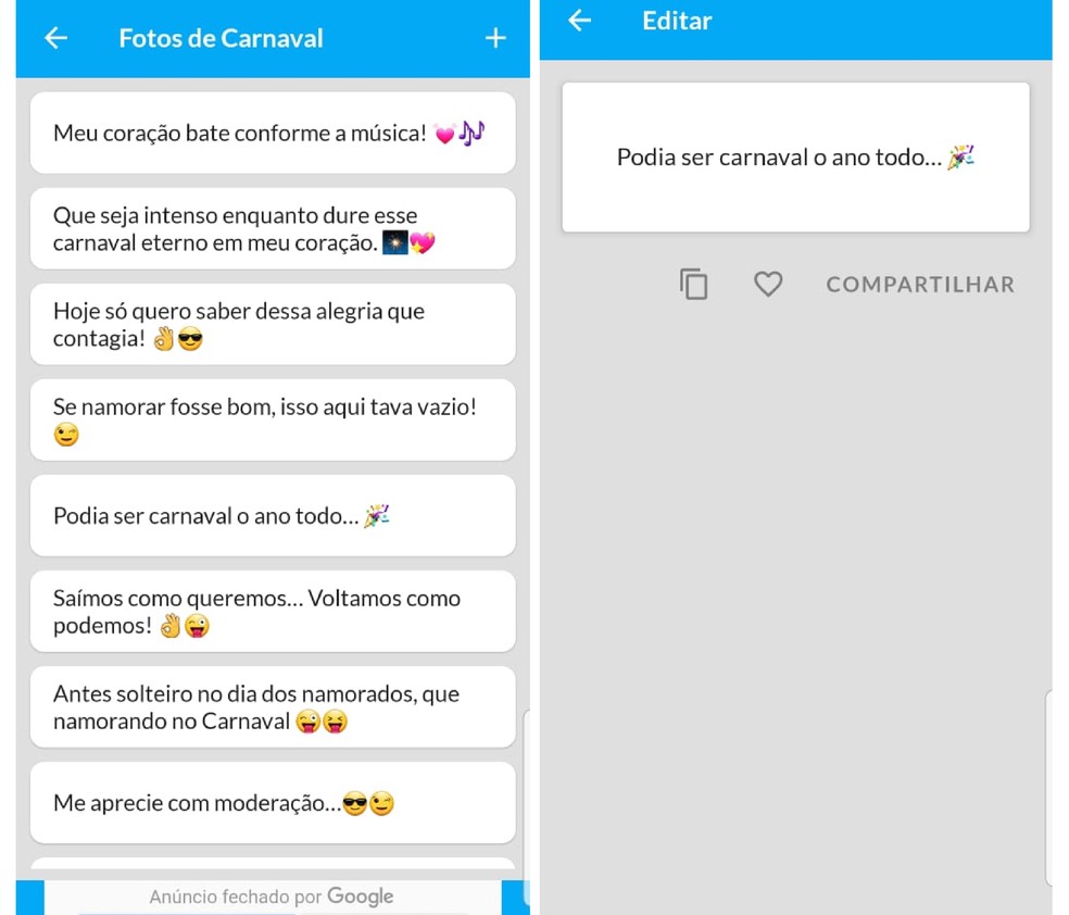 Frases De Carnaval Cinco Apps Com Mensagens Engracadas De Folia Para Fotos Redes Sociais Techtudo
