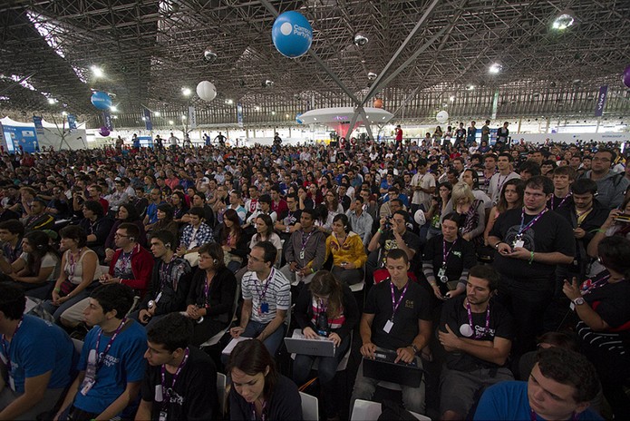 Multidão assistirá a mais de 500 horas de palestras, com 18 temáticas e 13 cenários (Foto: Divulgação/Campus Party)