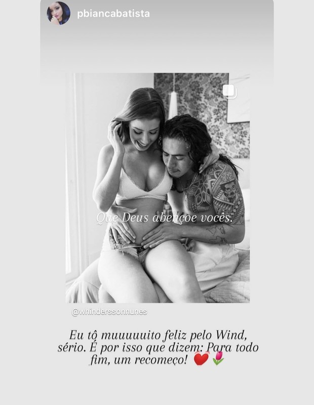 Hidelbrando Batista, pai de Whindersson celebra gravidez da nora, Maria Lina Deggan (Foto: Reprodução/Instagram)