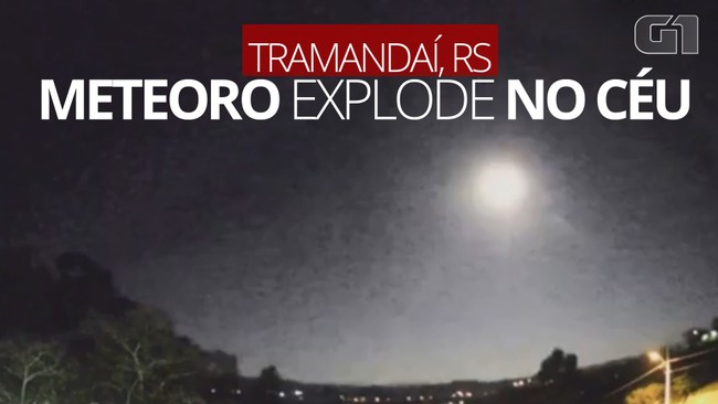 Meteoro explode no céu de Tramandaí na noite da quinta (3)