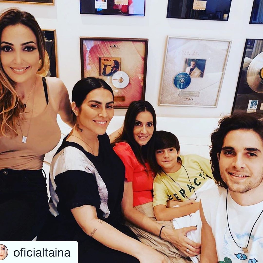 Krizia e Tainá Galvão, Fiuk, Cleo e Záion (Foto: reprodução/instagram)