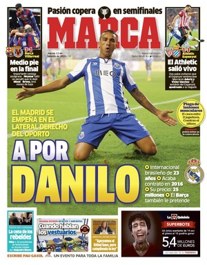 Danilo capa jornal (Foto: Reprodução)