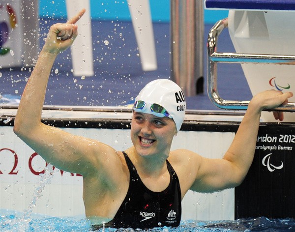 A nadadora australiana Ellie Cole, de 24 anos (Foto: Getty Images)