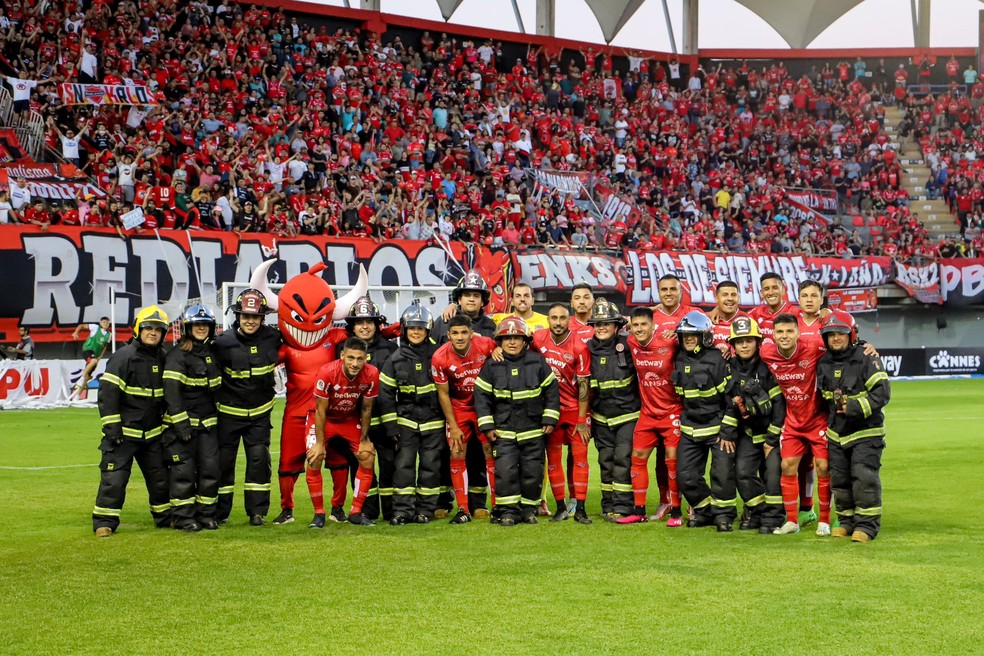 &Ntilde;ublense ser&aacute; advers&aacute;rio do Flamengo na Libertadores &mdash; Foto: Reprodu&ccedil;&atilde;o